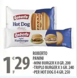 Sisa Roberto panini -mini burger x 8 offerta