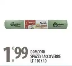 Sisa Domopak spazzy sacco verde offerta