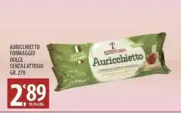 Sisa Auricchietto formaggio dolce senza lattosio offerta