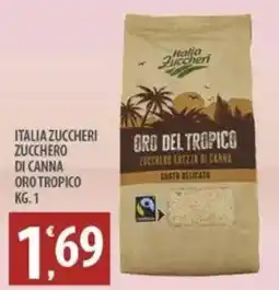 Sisa Italia zuccheri zucchero di canna oro tropico offerta