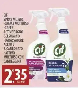Sisa Cif spray offerta