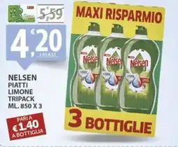 Sisa Nelsen piatti limone tripack offerta