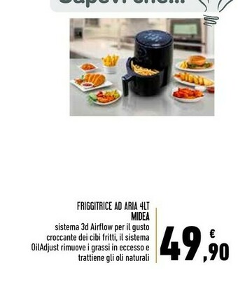 Friggitrice ad aria 4lt