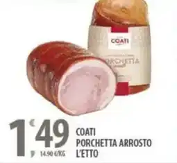Sisa Coati porchetta arrosto offerta