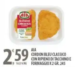 Sisa Aia cordon bleu classico con ripieno di tacchino e formaggio offerta