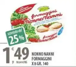 Sisa Nonno nanni formaggini offerta