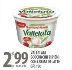 Sisa Vallelata bocconcini ripieni con crema di latte offerta