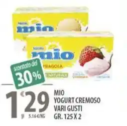 Sisa Mio yogurt cremoso vari gusti offerta
