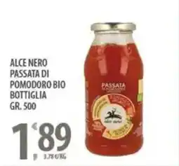 Sisa Alce nero passata di pomodoro bio bottiglia offerta