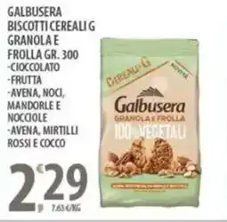 Sisa Galbusera biscotti cereali g granola e frolla offerta