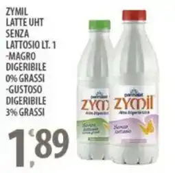 Sisa Zymil latte uht senza lattosio offerta