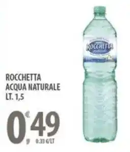 Sisa Rocchetta acqua naturale offerta