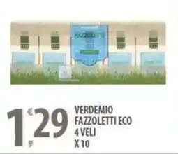 Sisa Verdemio fazzoletti eco 4 veli x10 offerta