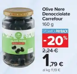 Carrefour Express Olive Nere Denocciolate Carrefour offerta