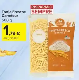 Carrefour Express Trofie Fresche Carrefour offerta