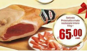 Elite Prosciutto crudo offerta