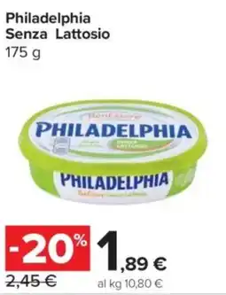 Carrefour Express Philadelphia Senza Lattosio offerta