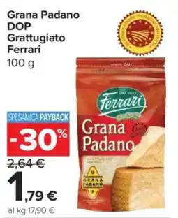 Carrefour Express Grana Padano DOP Grattugiato Ferrari offerta