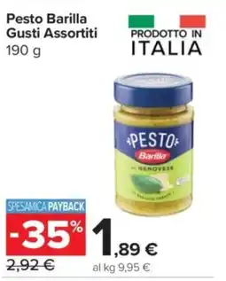 Carrefour Express Pesto Barilla Gusti Assortiti offerta