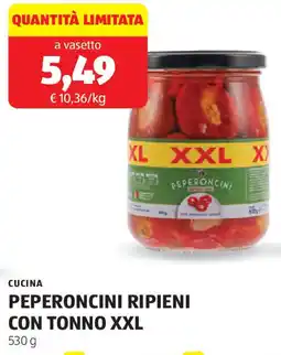 ALDI Cucina peperoncini ripieni con tonno XXL offerta