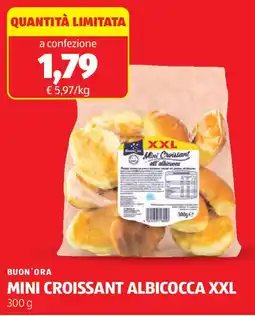 ALDI Buon'ora mini croissant albicocca XXL offerta