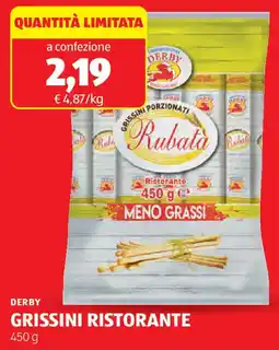ALDI Derby grissini ristorante offerta