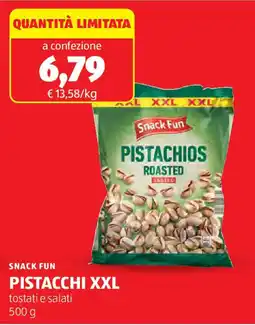 ALDI Snack fun pistacchi XXL offerta