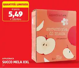 ALDI Applesnack succo mela XXL offerta