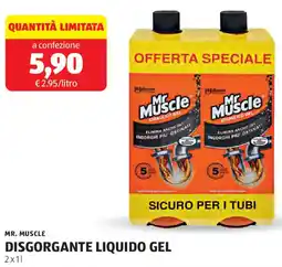 ALDI Mr. muscle disgorgante liquido gel offerta