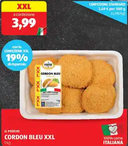 ALDI Il podere cordon bleu XXL offerta