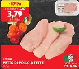 ALDI Il podere petto di pollo a fette offerta