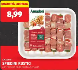 ALDI Amadori spiedini rustici offerta