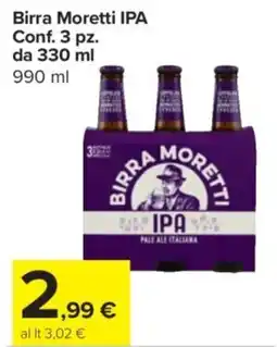 Carrefour Express Birra Moretti IPA offerta