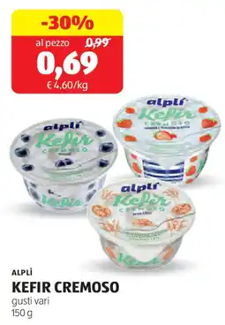 ALDI Alplì kefir cremoso offerta
