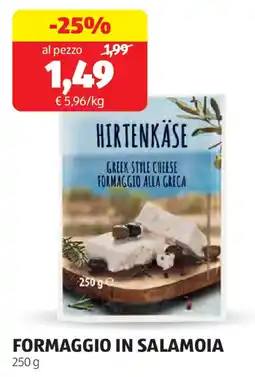 ALDI Formaggio in salamoia offerta