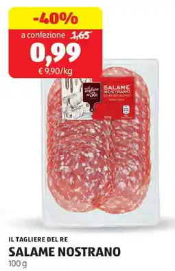 ALDI Il tagliere del re salame nostrano offerta
