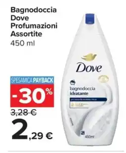 Carrefour Express Bagnodoccia Dove Profumazioni Assortite offerta