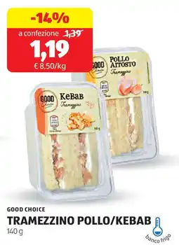 ALDI Good choice tramezzino pollo/kebab offerta
