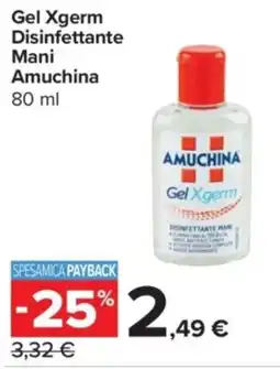 Carrefour Express Gel Xgerm Disinfettante Mani Amuchina offerta