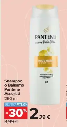 Carrefour Express Shampoo o Balsamo Pantene Assortiti offerta