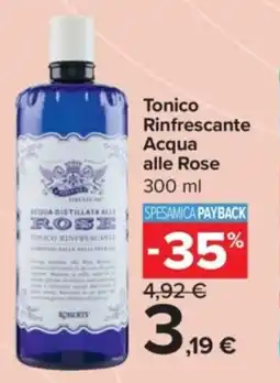 Carrefour Express Tonico Rinfrescante Acqua alle Rose offerta