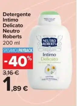 Carrefour Express Detergente Intimo Delicato Neutro Roberts offerta