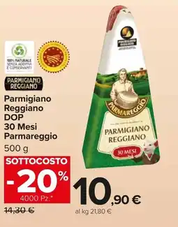 Eurospin Parmigiano Reggiano DOP 30 Mesi Parmareggio offerta