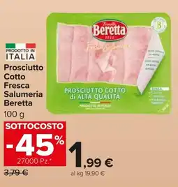 Eurospin Prosciutto Cotto Fresca Salumeria Beretta offerta
