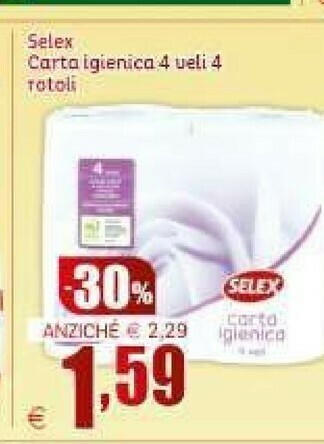Elite Carta igienica offerta