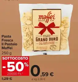 Eurospin Pasta Fresca II Pastaio Maffei offerta