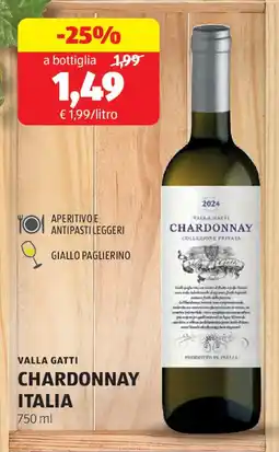 ALDI Valla gatti chardonnay italia offerta
