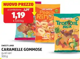 ALDI Sweet land caramelle gommose offerta