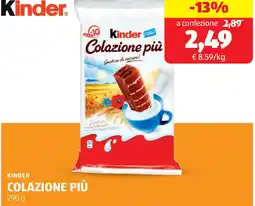 ALDI Kinder colazione più offerta