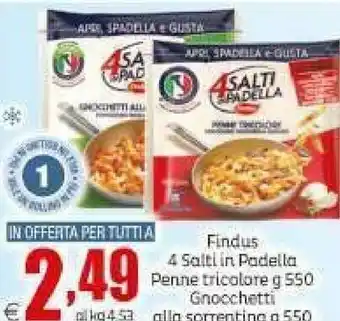 Elite 4 salti in padella penne tricolore offerta
